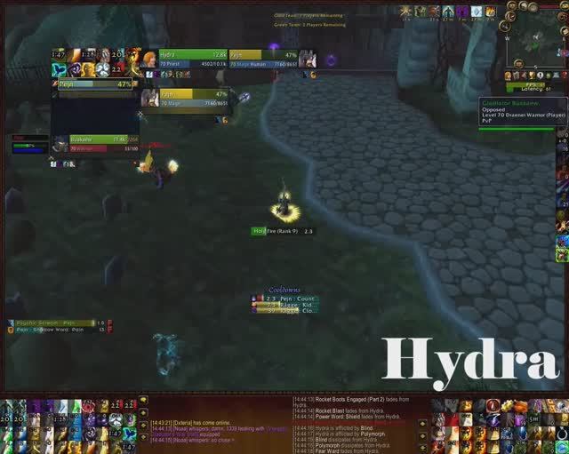 Hydra 5 - S3 disc priest 2v2, 2.4k+ Cyclone EU [Priest][2008-07-18] смотреть онлайн