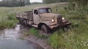Легенда бездорожья. Уникальная проходимость грузовика ЗИЛ-157