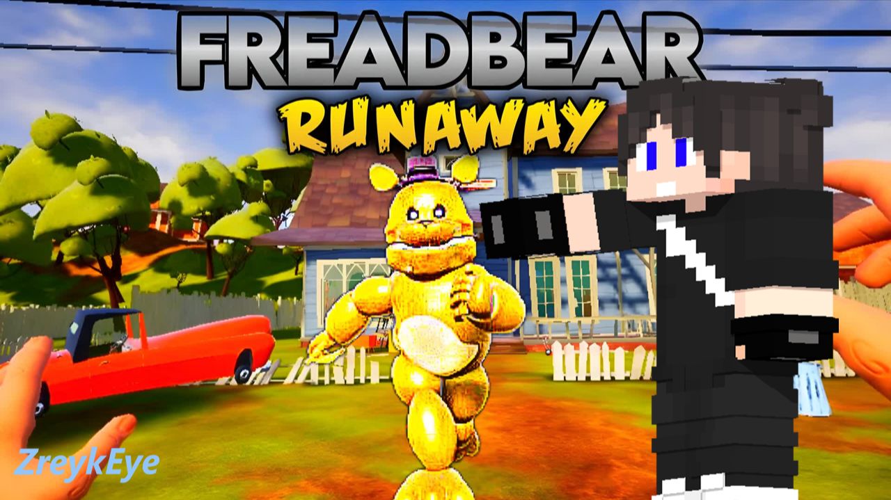 Я тайно сбежал от МИШКИ ФРЕДБЕР в игре Hello Neighbor смотреть онлайн