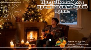 "Пусть Новый год придёт как добрый врач "песня  на стихи Ксении Павленко