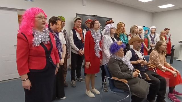 Песня в исполнении посетителей социально-реабилитационного отделения