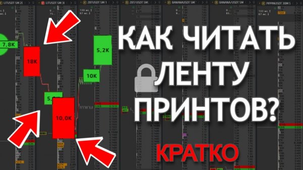 Я ПОНЯЛ КАК ЧИТАТЬ ПРИНТЫ СДЕЛОК В СТАКАНЕ | КРАТКО!