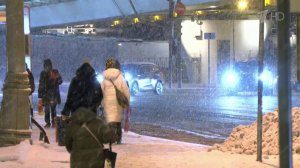 На Москву надвигается новая метель.