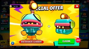 😱CURSED NEW BRAWLER GLOWBERT!!!🔦🎁 FREE GIFTS Brawl Stars