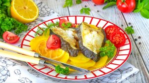 Зубатка запеченная в фольге в духовке