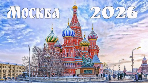 Москва новогодняя - 2026  |   New Year's Moscow - 2026