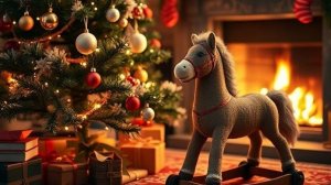 ❄️ВАУ! Новогодняя песня 2026 от ИИ «Новый год у милой лошадки»! ❄️Музыка на Новый год Лошади 2026!