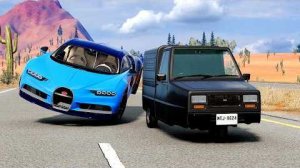 Аварии с высокоскоростным движением автомобилей - BeamNG Drive / CrashBoomPunk