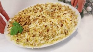 Нежная Новогодняя "ЧЕРЕПАХА" / САЛАТ ,который влюбляет! Воздушный, как первый снег