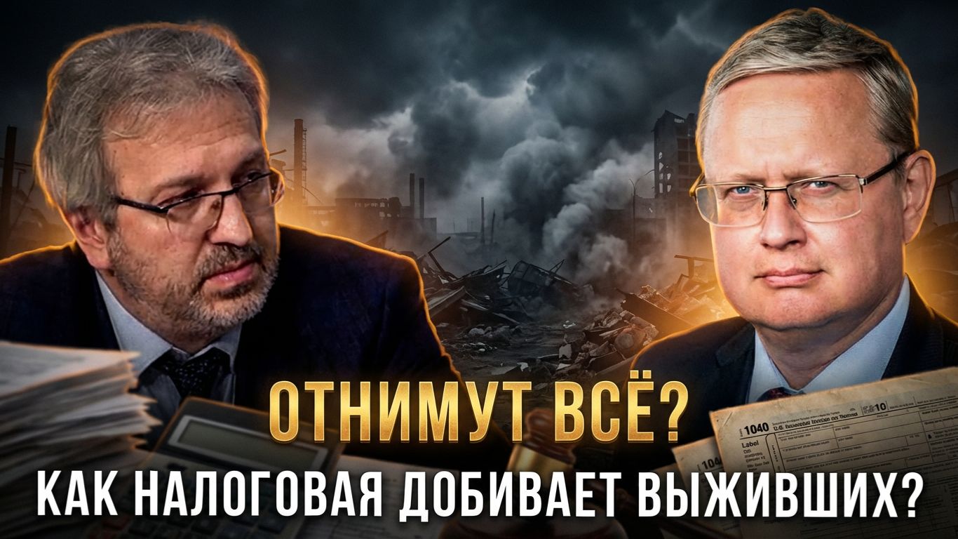 ОТНИМУТ ВСЁ? Как налоговая добивает выживших | Михаил Делягин | П...п... с Делягиным смотреть онлайн
