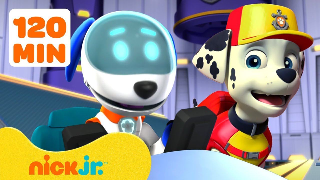 Щенячий патруль: Спасение с Мега-роботом! с Робо-псом и Рокки | 120 Минут | Nick Jr. Cyrillic смотреть онлайн