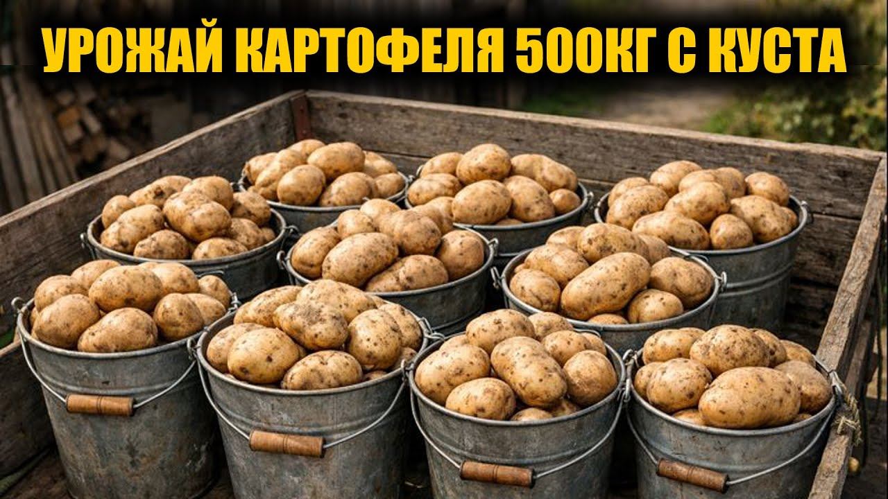 Урожай картофеля будет каждый год такой если делать так смотреть онлайн