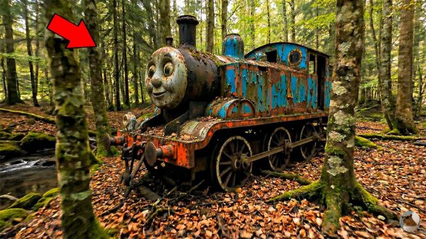 Мультики для детей, нашел в лесу Томаса и подчинил, мультики детям