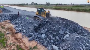 Строительство, дорога из щебня , восстановление старой дороги