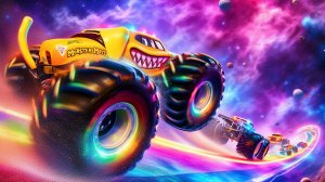 МУЛЬТИКИ ПРО МАШИНКИ Эпические прыжки и столкновения на скоростном монстр-траке Beamng Drive #121