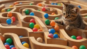 ШАРИКИ КАТАЮТСЯ ПО ЛАБИРИНТУ