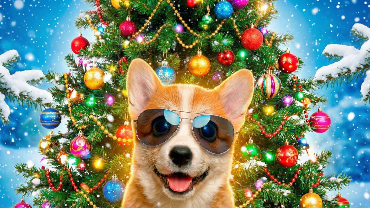 НОВОГОДНЕЕ ОБРАЩЕНИЕ КОРГИ КОРЖИКА!!! С НАСТУПАЮЩИМ! смотреть онлайн