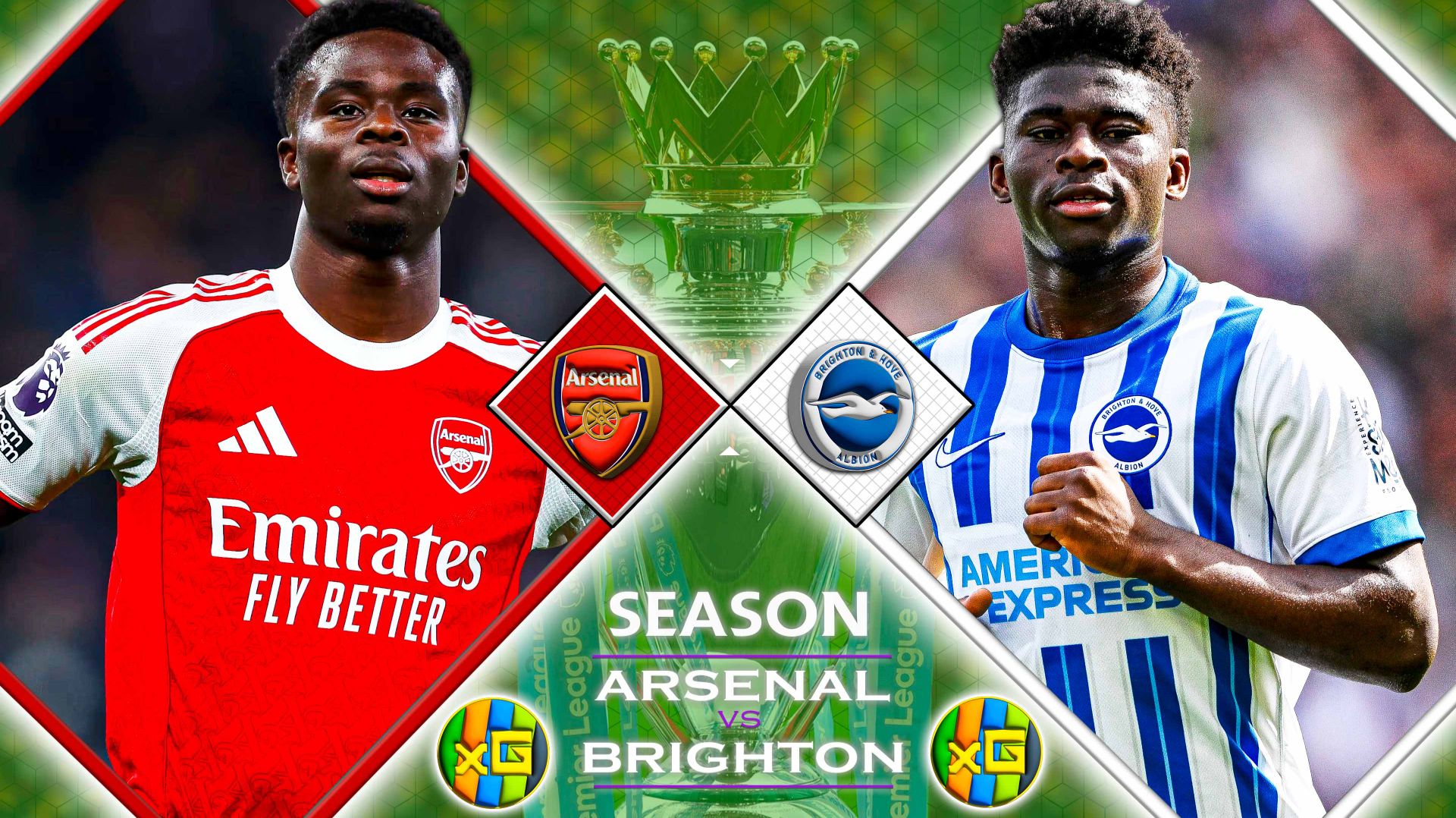 Арсенал - Брайтон | Чемпионат Англии | 27.12.2025 | Прямая трансляция |xG смотреть онлайн