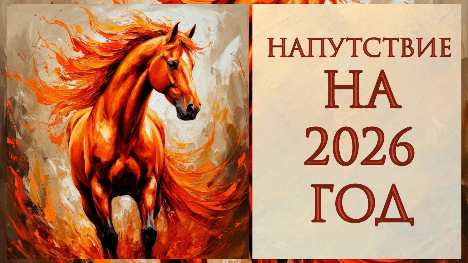 НАПУТСТВИЕ НА 2026 ГОД