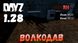 DayZ 1.28 Сервер The Destroyed World PVE Сезон №20 , серия №13 - Волкодав! [2К]