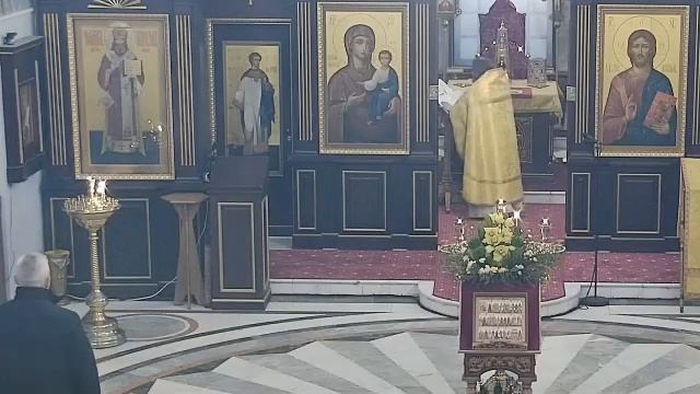 27.12.2025 Божественная Литургия. Суббота. Седмица 29-я по Пятидесятнице. смотреть онлайн