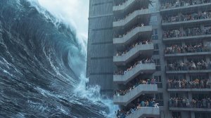 Люди выживают во время ВСЕМИРНОГО ПОТОПА, следя за КОНЦОМ СВЕТА на крыше 30-этажного дома [пересказ]