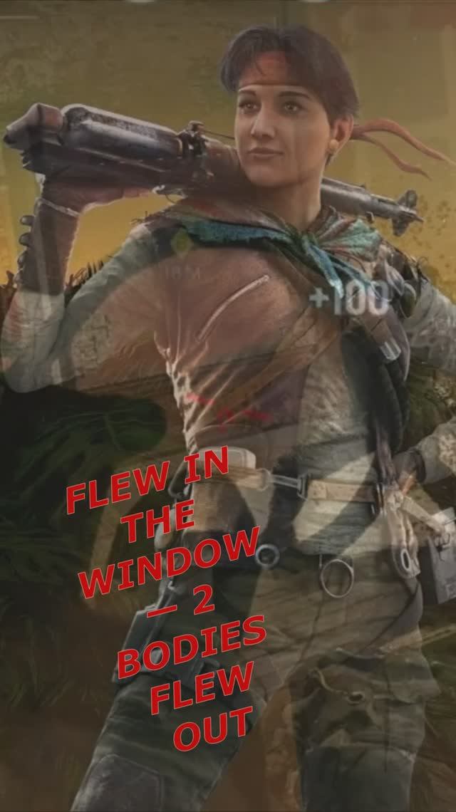 FLEW IN THE WINDOW — 2 BODIES FLEW OUT Amaru Rainbow Six Siege смотреть онлайн