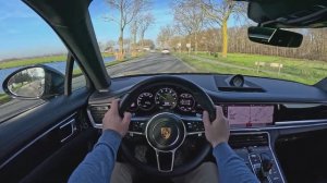 Porsche Panamera 2019 [2.9 л., V6, 330 л.с.] POV test drive