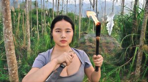 Строю теплое и удобное тайное убежище в лесу. Бушкрафт с Мао