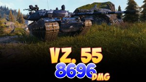 Vz. 55 - 6 Фрагов 8.6K Урона • Мир Танков