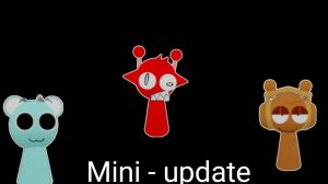 ролевая игра sprunki 3D mini update 3 bodgese