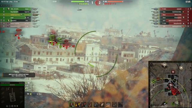 Gendarme 9122 урона Мир Танков WOT World of Tanks