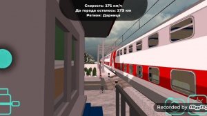 эп 20 пролетает железнодорожный переезд с двухэтажными вагонами  Санкт-Петербург Мурманск