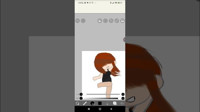 я рисовала себя и, с наступающим Новым годом ребят