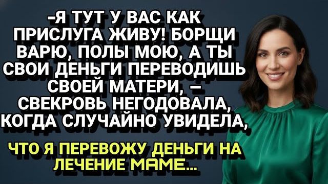 Истории из жизни| Свекровь вскрыла конверт с деньгами невестки... |Аудио рассказы|Жизненные истории смотреть онлайн