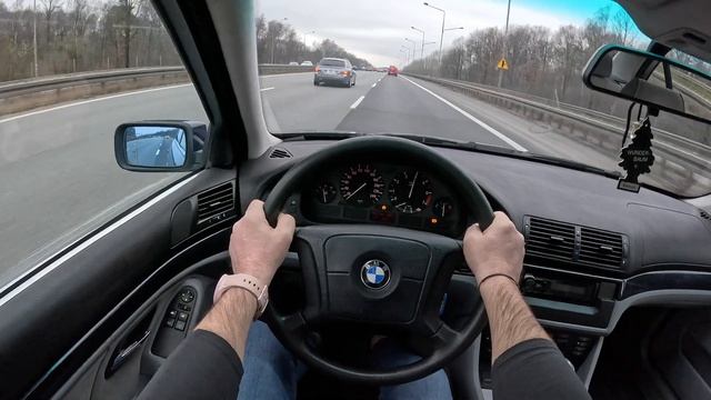 BMW 520! E39 1997 [150 л.с.] POV test drive смотреть онлайн