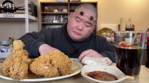 Курочка острая пряная. Мукбанг по Корейски, кушаем и наслаждаемся. Эпический пир.