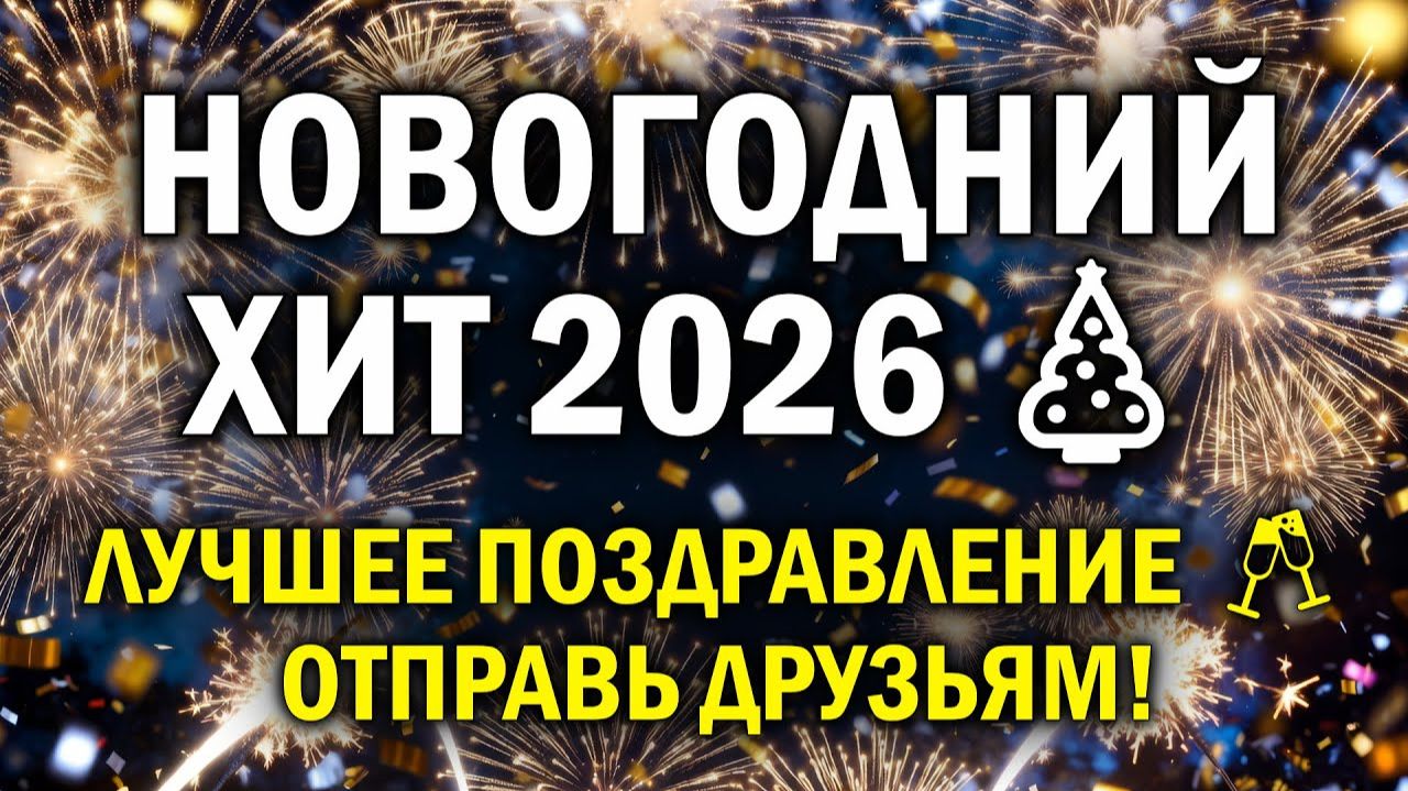С Наступающим Новым Годом 2026 Очень Красивое песня поздравление от души смотреть онлайн