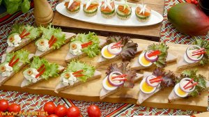 Бюджетные закуски на новогодний стол 2026. Быстрые закуски закуски на новый год 2026!