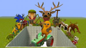 Bulbito Bandito Traktor VS Giant Pit with New Italian Memes & Spartan Kicking