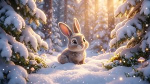 Мультфильм для детей 🎄 Новогодняя сказка про зайчонка Снежка 🐰
