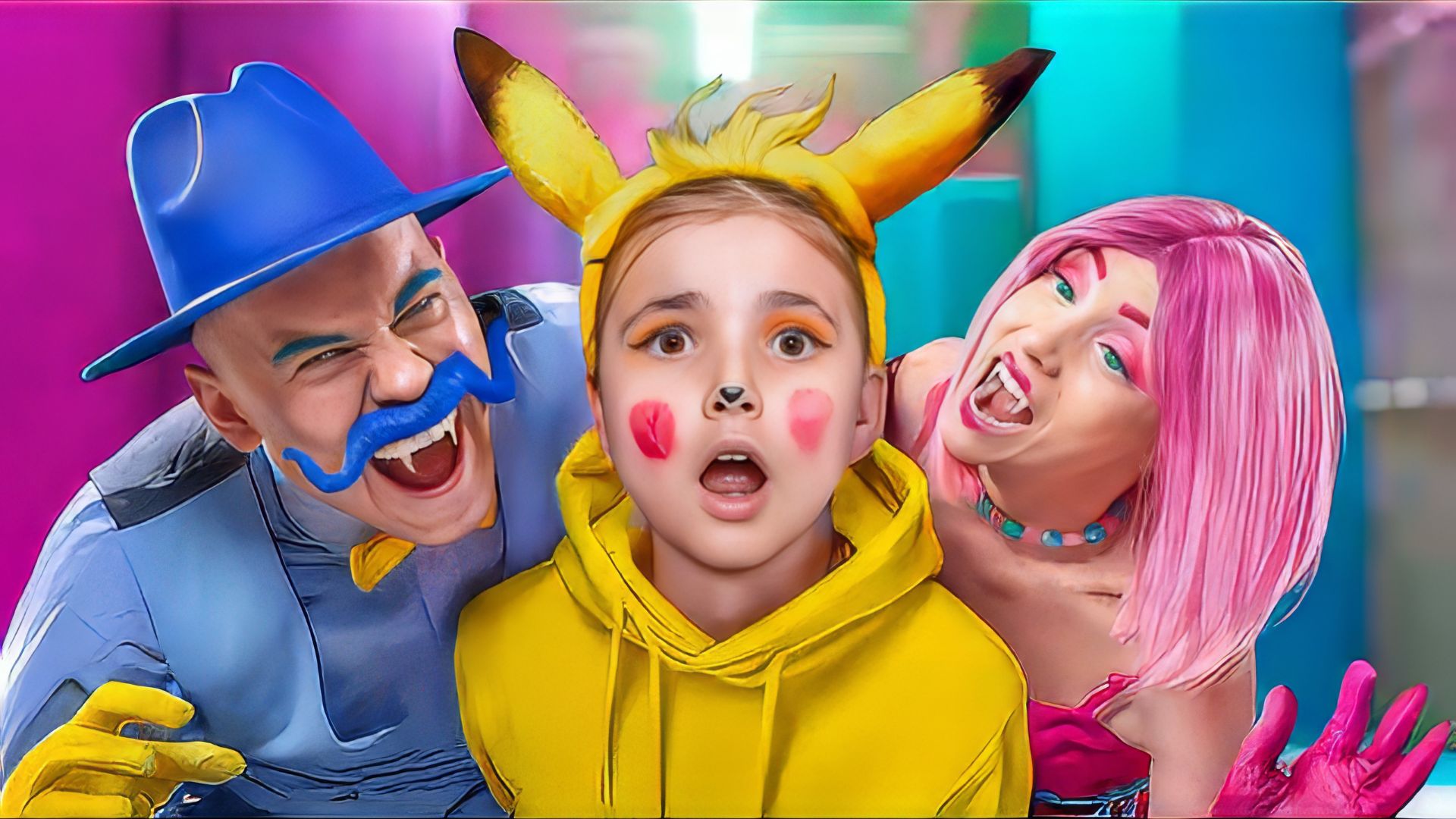 Mommy Long Legs и Daddy Long Legs против покемонов! смотреть онлайн