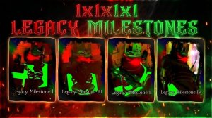 Все Legacy Milestone скины на 1х1х1х1 в Forsaken