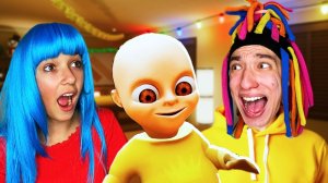 КИТАЙКА ИГРАЕТ В МАЛЫША ЖЕЛТОМ С СЕСТРОЙ | BABY IN YELLOW!