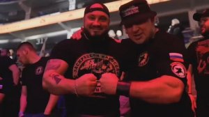 Сотни витязей-славян из мощной трибуны Русской Общины заполнили арену в Москве 5 декабря!