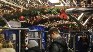 Новогодний поезд метро номерной вагон 2026
