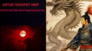 КИТАЙ ПОКОРИТ МИР..ПОМЕРКНЕТ СОЛНЦЕ,БУДЕТ ВОЙНА,СТРАШНЫЙ ГОЛОД,ИЗМЕНЕНИЕ ВЕРЫ..МАТУШКА МАКАРИЯ ч.17
