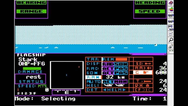 Strike Fleet (1987)  [Apple II]