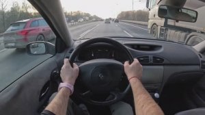Renault Laguna II 2004 [1.8 л. 120 л.с.] POV Test Drive