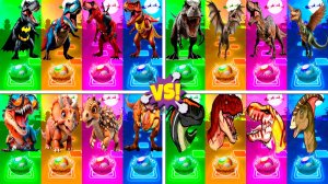 Динозавры МЕГАМИКС 265-268 уровни - Мультики про Динозавров | МУЛЬТФИЛЬМЫ ДИНОЗАВРЫ в Tiles Hop